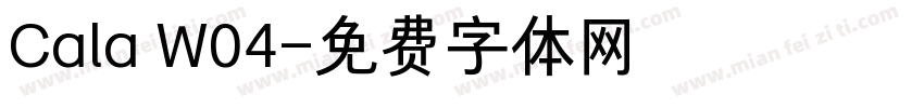 Cala W04字体转换
